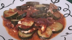 Baked Courgettes