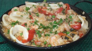 Simple Seafood Paella