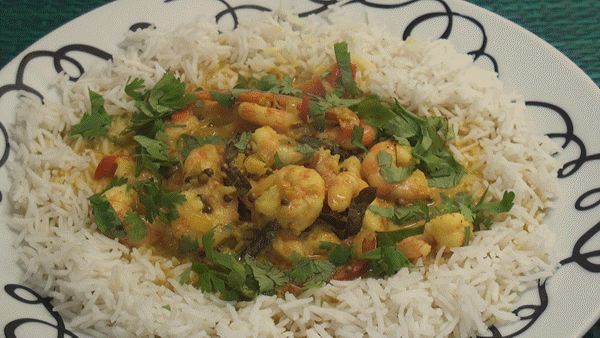 Yellow Prawn Curry