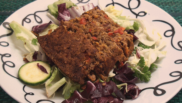 Spicy Bean and Lentil Loaf